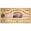 Image 1 : Bodie Bluff Cons. Mining Co. Stock Signed by Leland Stanford  [134065]