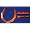 Image 1 : Ruby Copper Ingots & Horseshoe, El Teniente, Chile  [132287]