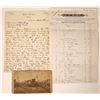 Image 1 : Leadville Letter Regarding Cripple Creek Mine Worker Strike Plus Other Ephemera  [131617]