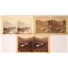 Image 1 : Three Birdseye Stereoviews of Manitou, Colorado c. 1880  [111853]