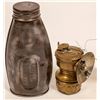 Image 1 : Guy's Dropper Carbide Lamp and Flask  [132379]
