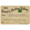 Image 1 : Detroit & Mackinac Railway Pass  [134082]
