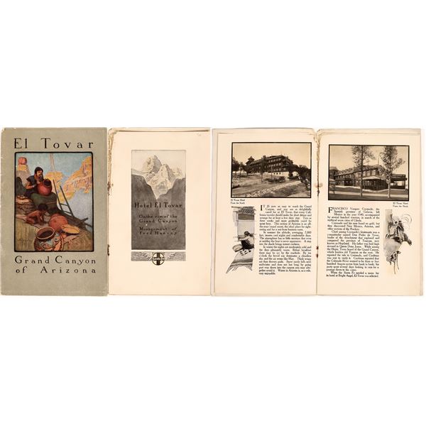 Very Rare Fred Harvey Grand Canyon Santa Fe RR Booklet  [131988]