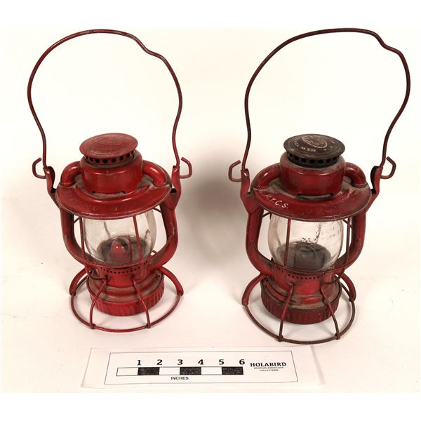 New York Embossed Railroad Lanterns (2)  [125237]