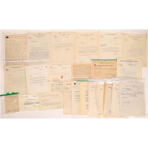Railroad Letterheads from Midwest to Southern  [129892]