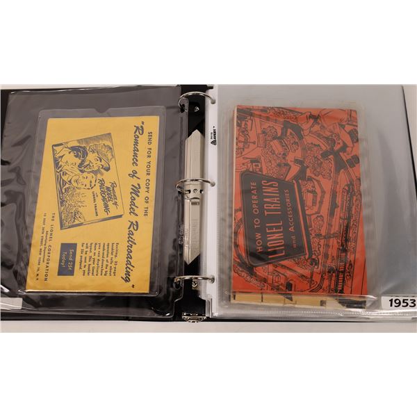 Lionel Train Instruction Book Collection, 1926-1969 (30)  [131750]