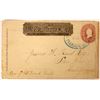 Image 1 : Treasure City, Nevada Wells Fargo Cancel addressed to Donner Party Survivor James Reed  [130013]