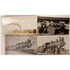 Image 1 : Four Early Ely, Nevada Railroad Black & White RPC’s  [130035]