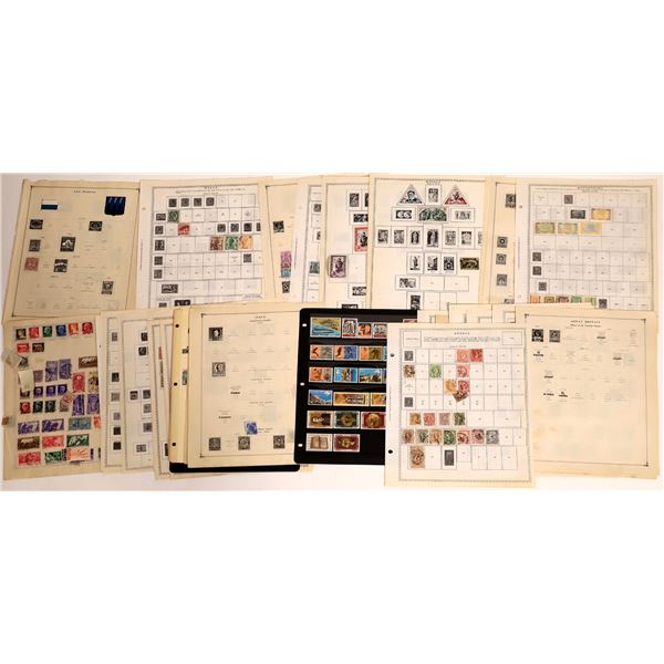 Greece, Italy, and Surrounding Region Stamp Collection  [132966]