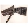 Image 2 : Basket Weave Belt and Holster for mid-frame Smith & Wesson Revolver   [129688]
