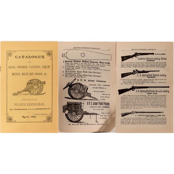 Francis Bannerman Guns, Swords, Cannons, Equipments, Military Goods Catalogue  [110688]
