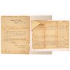 Image 1 : 1876 Fort Griffin Soldier's Sick Leave Authorization  [131622]