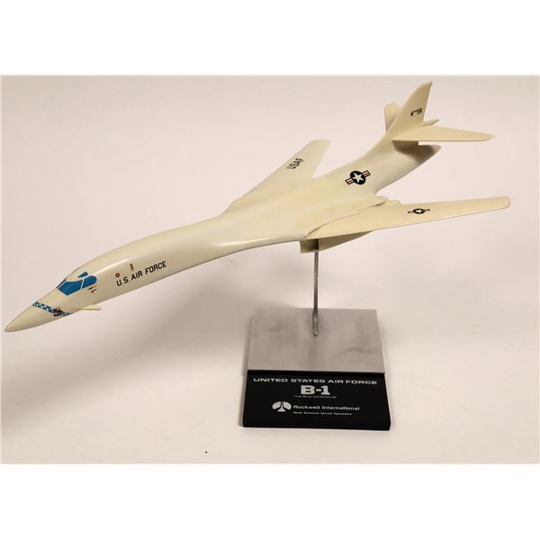 United States Air Force B-1 Bomber B-1 Division Rockwell Desk Model  [133812]