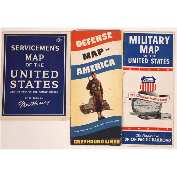 Military Use Maps (3)  [131672]