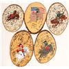 Image 1 : Pro Bull Riders' Autographed Tree Rounds (5)  [131848]