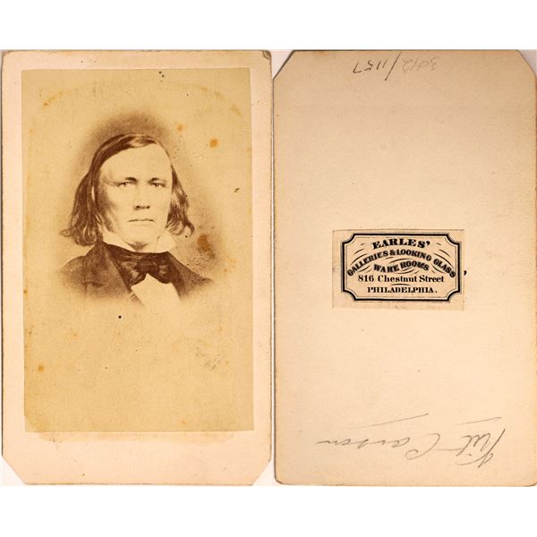 Kit Carson CDV by Earle's Galleries  [131772]