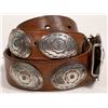 Image 2 : Sterling Silver Belt Buckle with Belt  [132936]