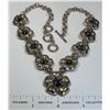 Image 1 : Antique Mexican Floral Design Necklace  [124860]