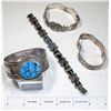 Image 1 : Four Antique Mexican Bracelets  [124856]