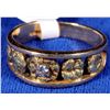 Image 1 : Gold Nugget/Diamond Man's ring  [133844]