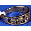 Image 3 : Gold Nugget/Diamond Man's ring  [133844]