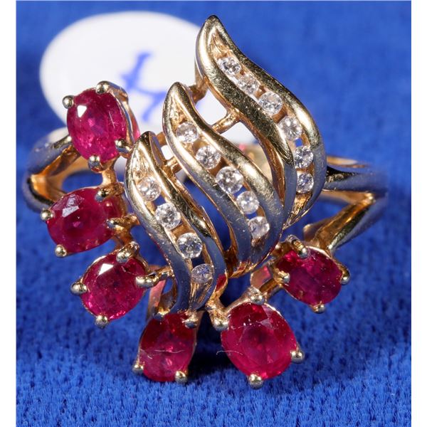 Ruby and Diamond Ring  [133853]