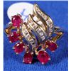 Image 1 : Ruby and Diamond Ring  [133853]