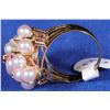 Image 2 : Ruby and Pearl Cocktail Ring  [133857]