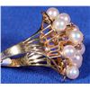 Image 3 : Ruby and Pearl Cocktail Ring  [133857]