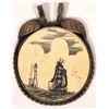 Image 1 : Small Handmade Scrimshaw Pendant  [131802]