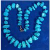 Image 1 : Blue Howlite and Silver Necklace  [132786]
