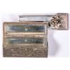 Image 2 : Silver Lipstick Case with Mirror by Peruzzi  [132489]