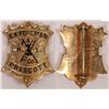 Image 1 : Gold Prescott Fire Department Badge, 1904  [118177]