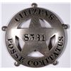 Image 1 : Citizens Posse Comitatus Badge  [132482]