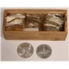 Image 1 : Wooden box of Foil Wrapped Silver Coins  [131193]