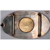 Image 2 : Gold-plated Sterling Silver Belt Buckle with VF/XF 1899 $20 Gold Coin [133721]