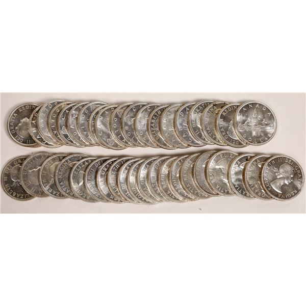 Canadian Silver Dollar BU Rolls  [124804]