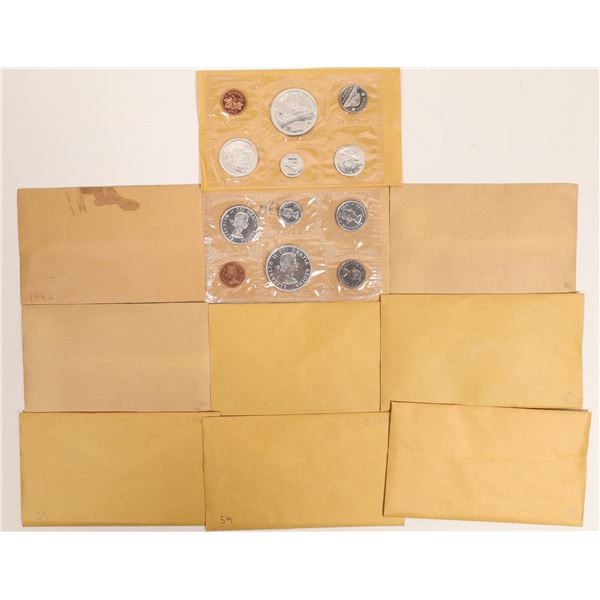 Canadian Uncirculated Sets 1962-1966  [131166]
