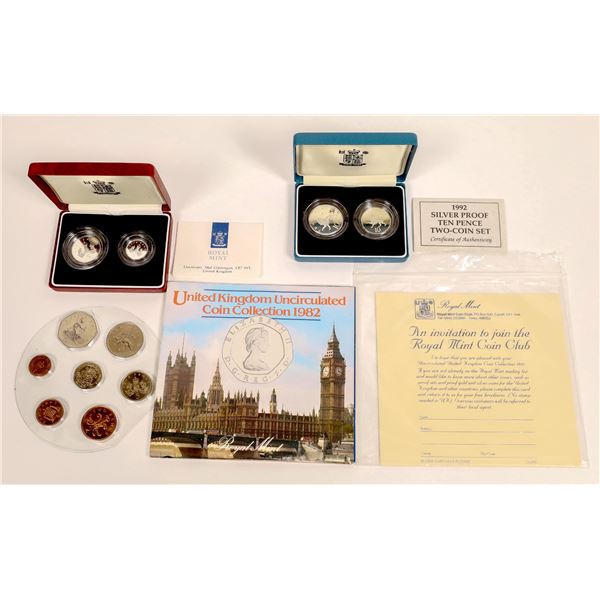 Royal Mint Silver Proof 2-Coin Sets Plus Bonus  [134042]
