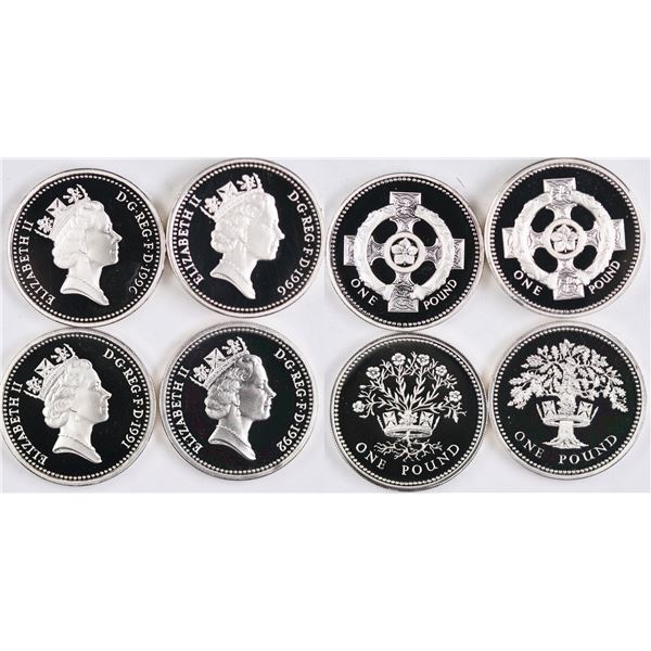 Royal Mint Silver Proof Coin Sets: 1991, 1992, 1996  [134033]