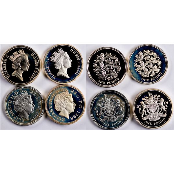 Royal Mint Silver Proof Coin Sets: 1997 & 1998  [134038]