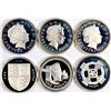 Image 1 : Royal Mint Silver Proof Coin Sets: 2001, 2004, 2009  [134044]