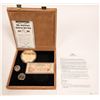 Image 1 : 150th Anniversary California Gold Rush Set: Medal, Silver Bank Note, Gold Nuggets  [132028]