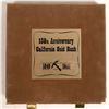 Image 2 : 150th Anniversary California Gold Rush Set: Medal, Silver Bank Note, Gold Nuggets  [132028]