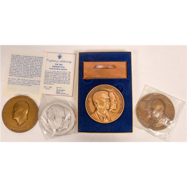 Presidential Inauguration Medals: Reagan, Nixon, Eisenhower  [132047]