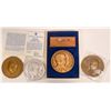Image 1 : Presidential Inauguration Medals: Reagan, Nixon, Eisenhower  [132047]