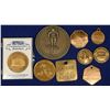 Image 1 : Commemoratives in Brass - 9 pcs  [132290]