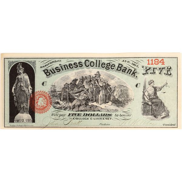 Business College Bank Currency  [131198]