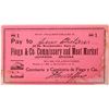 Image 1 : Arizona Territory Commissary Chit   [131771]