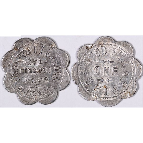 Umberto Saloon Token, Dayton, X rare  [118174]